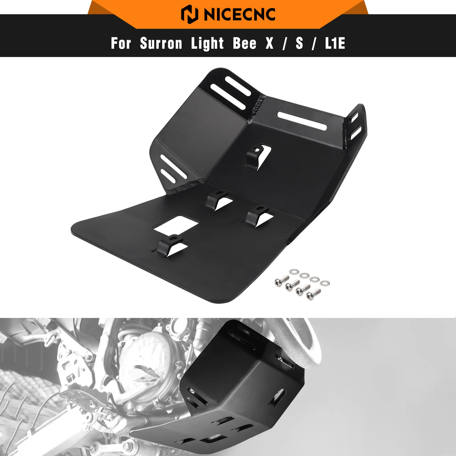 

For Suzuki DRZ400 DRZ400E DRZ400S DRZ400SM DRZ 400 E DRZ 400 S DRZ 400 SM 2000-2024 Motorcycle Aluminum Skid Plate Engine Guard