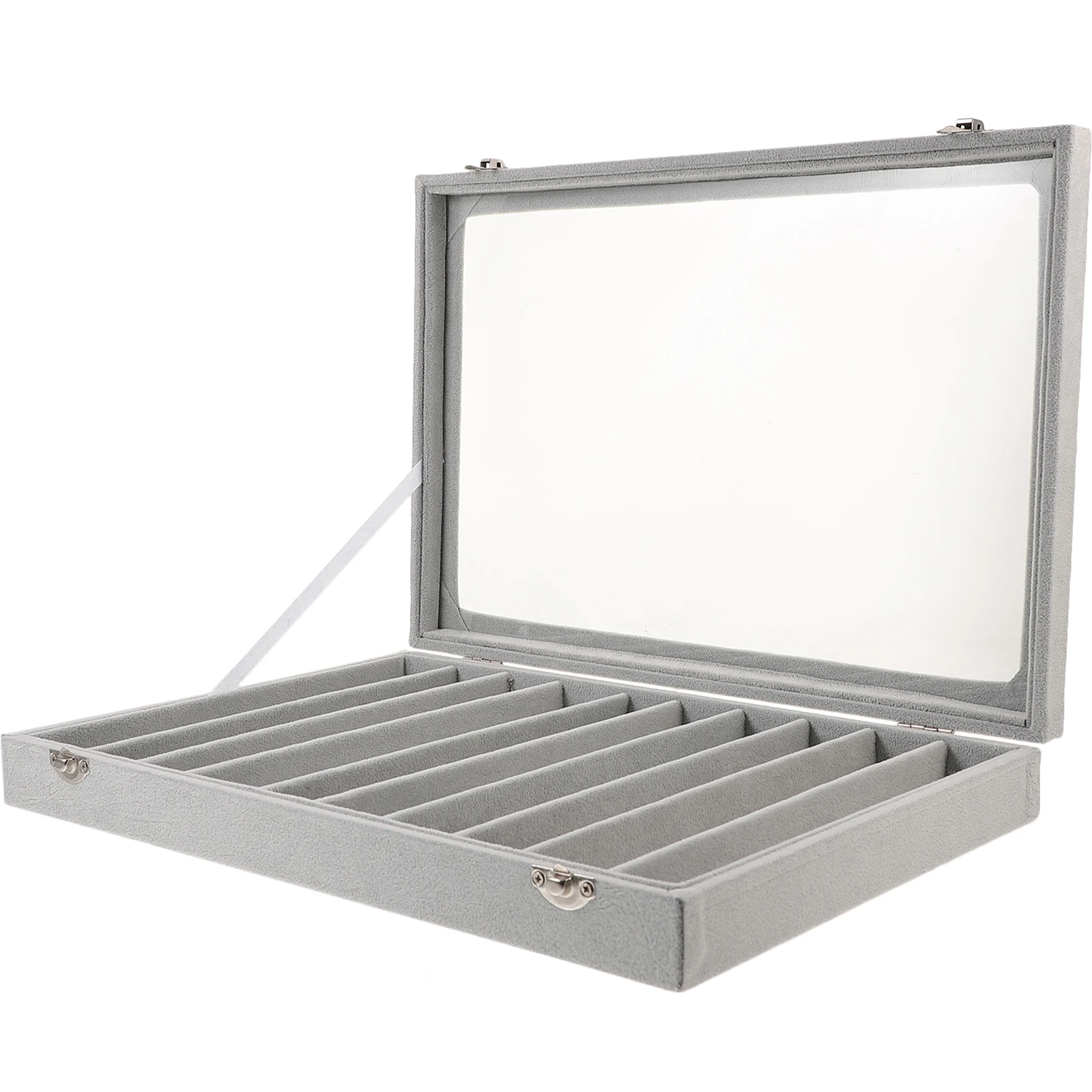 

Jewelry Box With Lid Necklace Organizer Storage Case Earrings Pendants Bracelets Trinket Boxes Lightweight Travel Business Gift