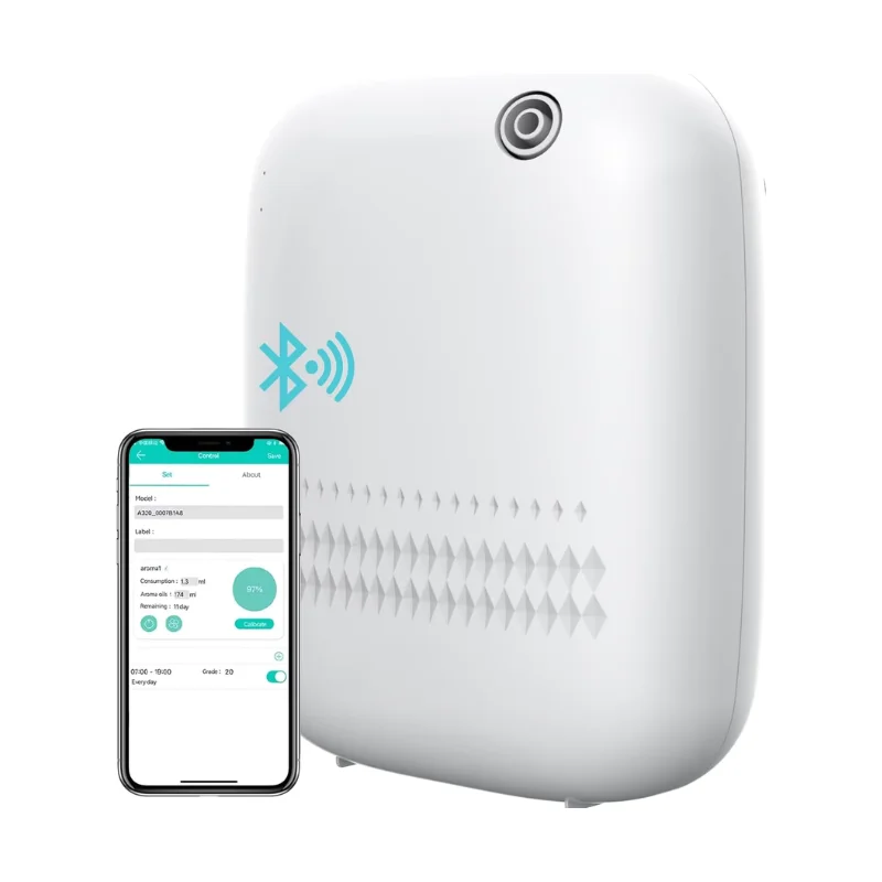 

Upgraded Scent Air Machine for Home,Hotel and Commercial Use Essential Oil Diffuser, Waterless Cold Air Diffuser for Office