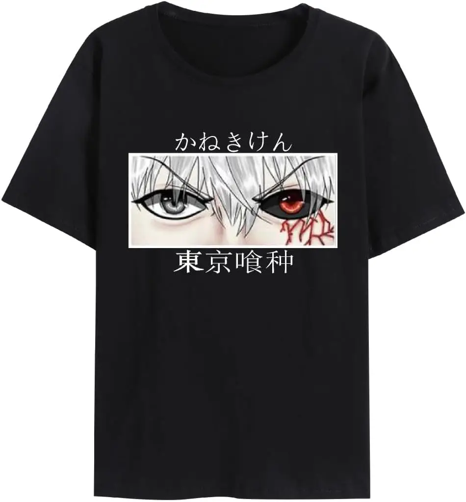 

Tokyo Ghoul trendy T-shirt loose casual short-sleeved summer bottoming top