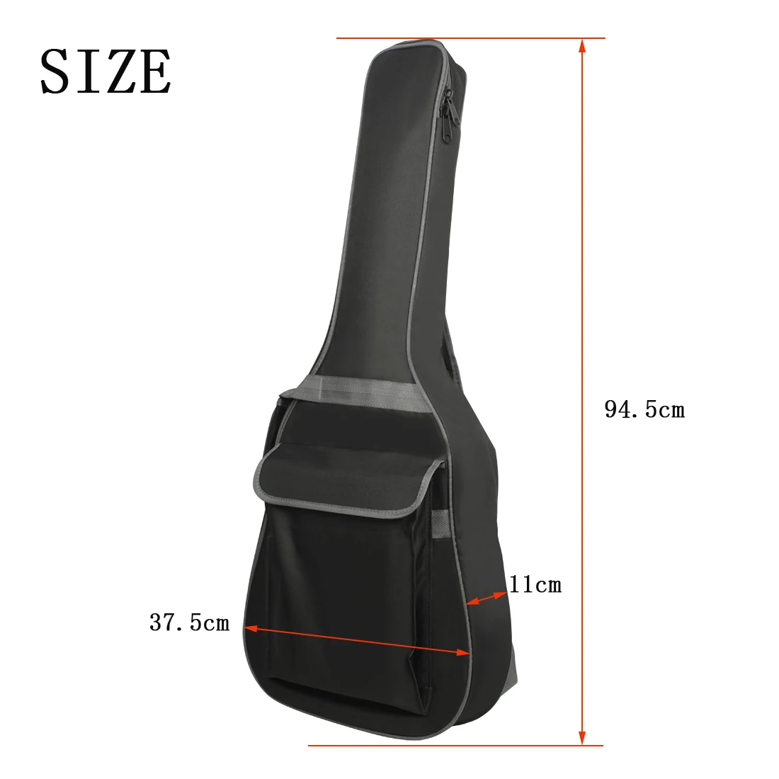 Portable 38 Inch Guitar Case Acoustic Classical Guitar Carry Bag Soft Backpack with Shoulder Strap Guitar Parts & Accessories