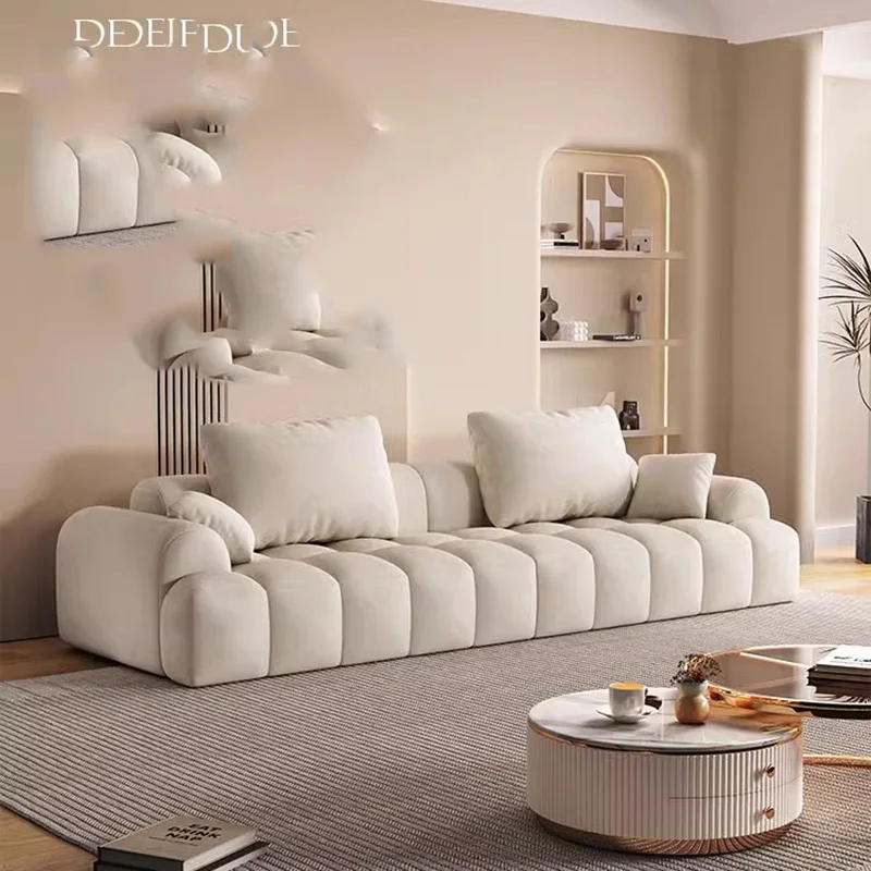 

White Living Room Sofas Modern Minimalist Sectional Nordic Sofa Lazy Luxury Designer Salas Y Sofas Muebles Economicos Furniture