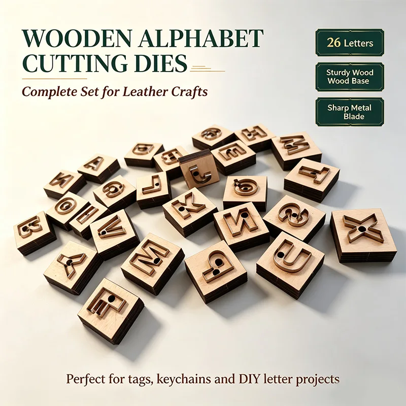 DIY Leather Cutting Tools - Lowercase Alphabet High Carbon Steel Independent Letter Die Stamps for Craftsmanship And Small Busin