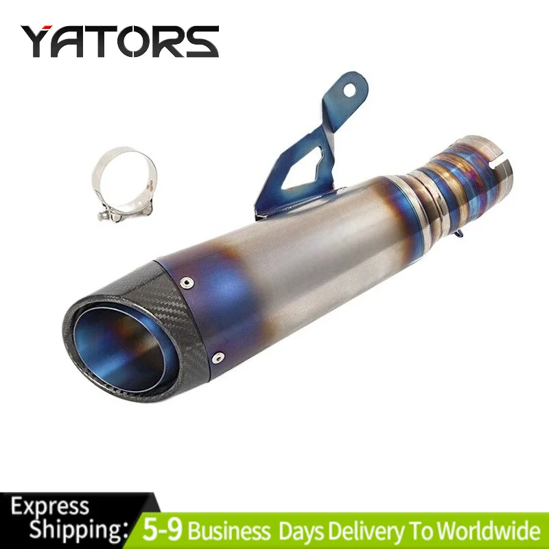 

For BMW S1000R 2021-2024 S1000RR 2019-2024 Exhaust Pipe 60mm Muffler Escape Tips Exhaust Systems