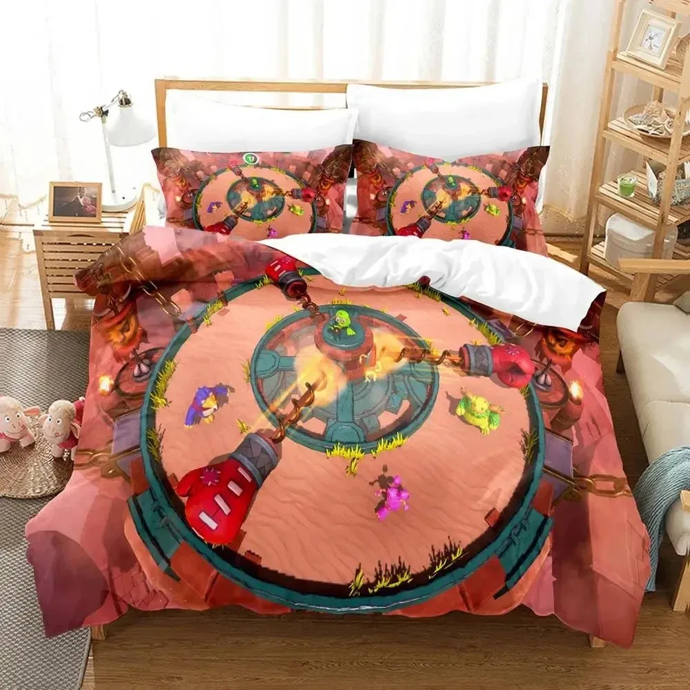 My Singing Monsters Anime Bedding Set Single Twin Full Queen King Size Duvet Cover Set for Adults Boys Bedroom 2023