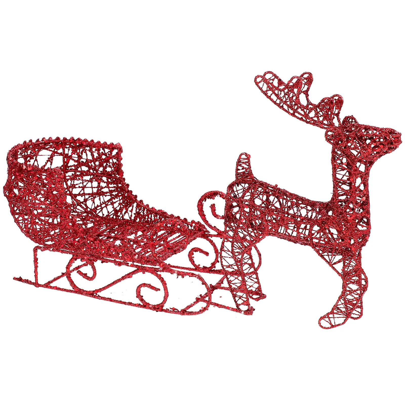 

Christmas Decorations for Office Chirstmas Reindeer Desktop Ornament Centerpieces Table