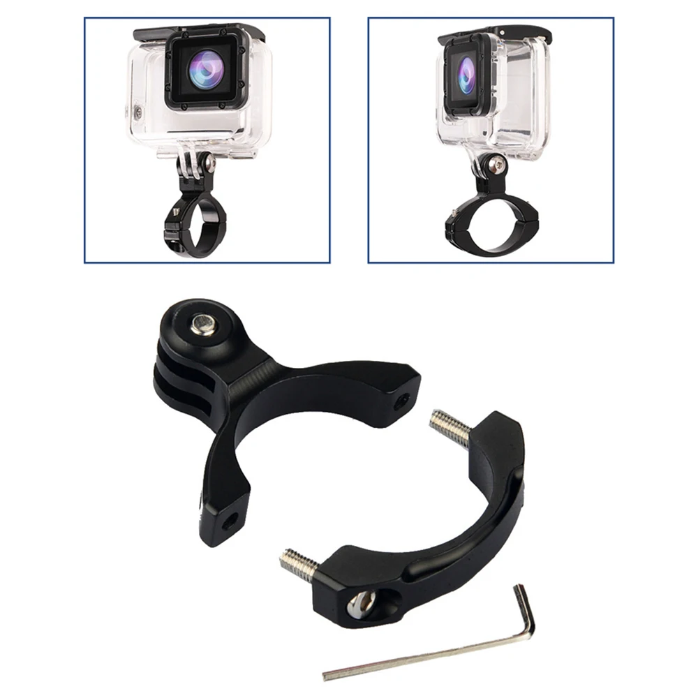 For GoPro Bike Handlebar Mount Aluminum Clamp For GoPro Hero 13 12 11 10 9 DJI Action 3 Insta360 X4 X3 Action Camera Accessories