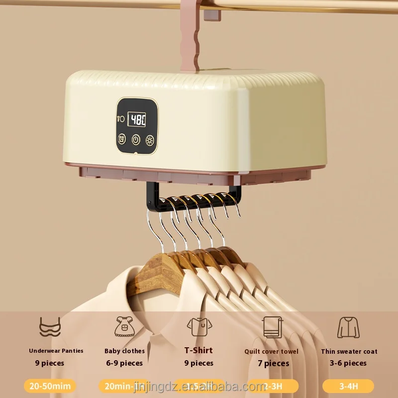 

Складная компактная мини-сушилка, воздушная электрическая сушилка для одежды с сумкой для сушки для домашних путешествий