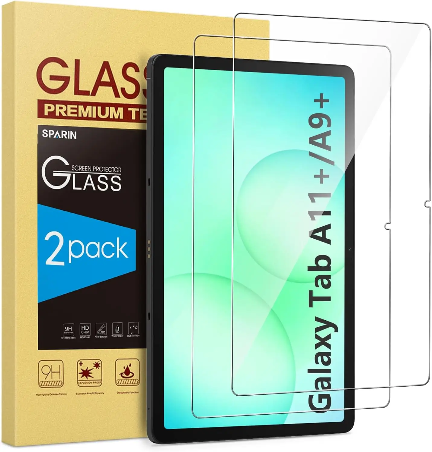 2 Pack Tempered Gla…