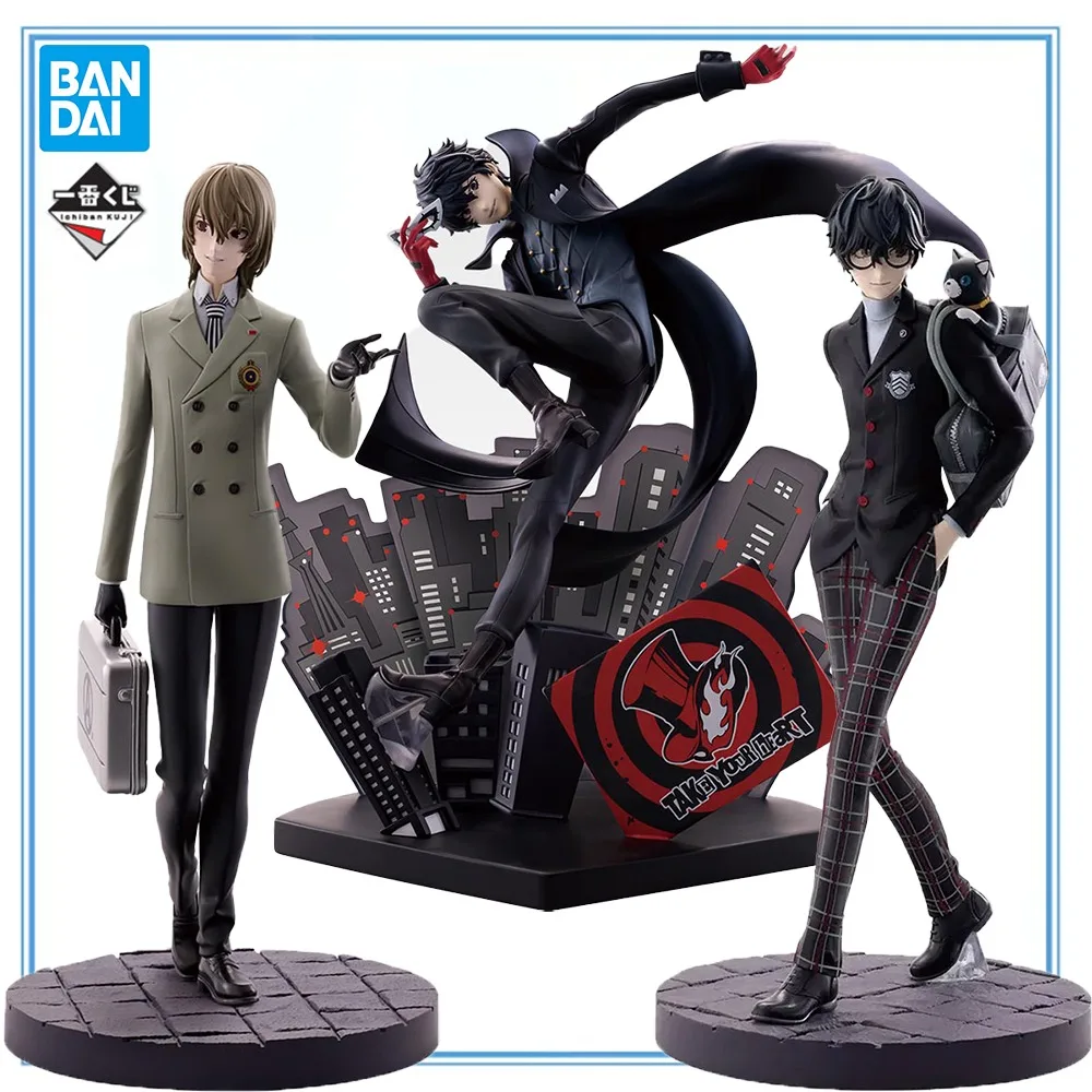 

100% Оригинальный, в наличии: Коллекционный гаражный набор Bandai Spirits Ichiban Kuji Persona 5 The Royal — Моргана, Шудзинкоу, Акечи Горо, Джокер