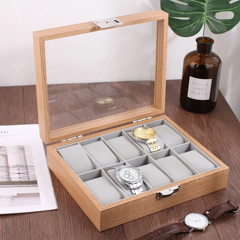 2024 New Style Environmental Protection Bamboo Watch Box  Fashionable Chinese style Watch Storage Case