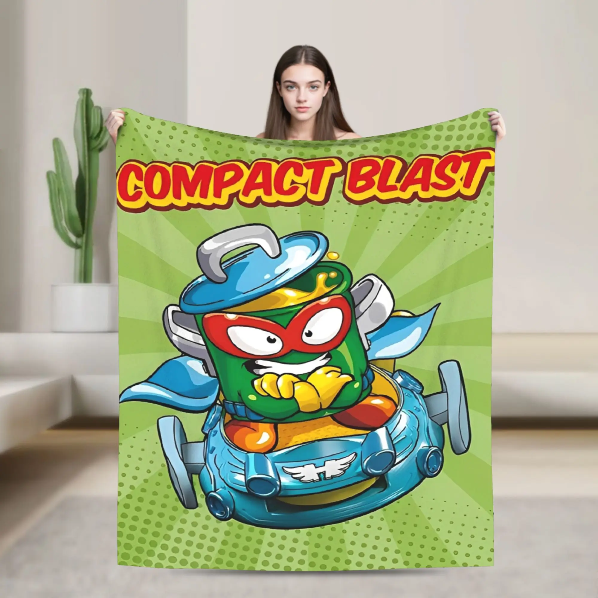 Blanket Travel Office Super Zings Compact Blast Throw Blanket  Flannel Bedspread For Couch Chair Sofa Bed Funny Sofa Bed Cover