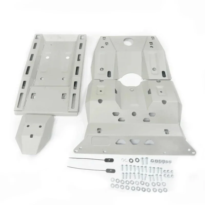 Heavy‑Duty 4mm Thick Steel Skid Plate Vehicle Underbody Protection Accessories