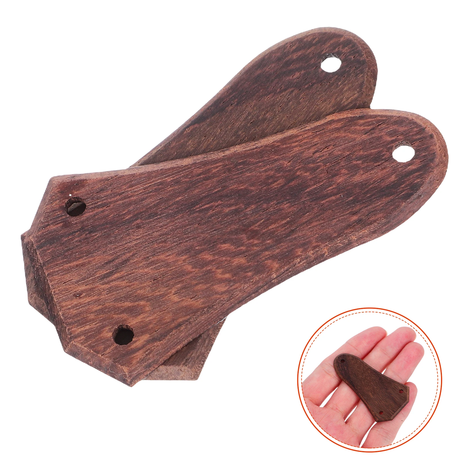 

Solid Wood Electric Guitar Accessories Ukulele Truss Rod Covers Musical Instrument Bell Shaped