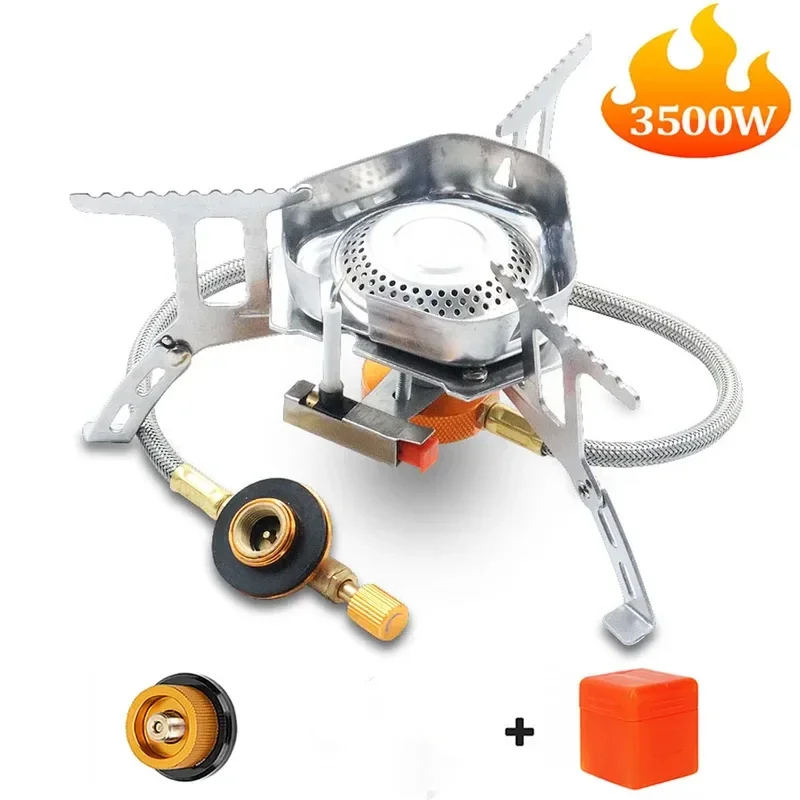 

Camping Tourist Burner Big Power Gas Stove Cookware Portable Furnace Picnic Barbecue Tourism Supplies Outdoor recreation