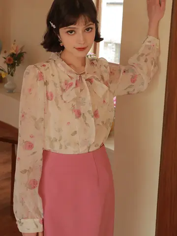 8 best sales romantisk blus - №2