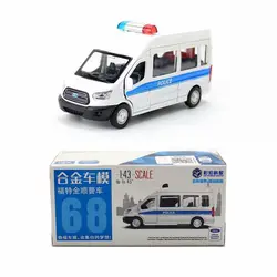 High Simulation 1:43 Alloy Pull Back Van Model,2 Door Fire Rescue Car Toys,Original Packaging Toys,Hot Sale Free Shipping