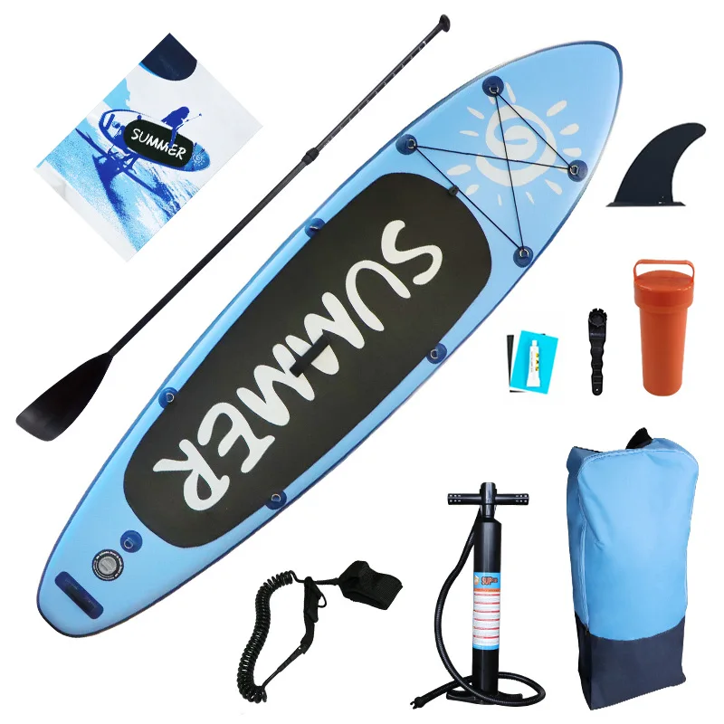 

Inflatable SUP paddle board surfboard for beginners, standing water skiing board, outdoor portable surfboard