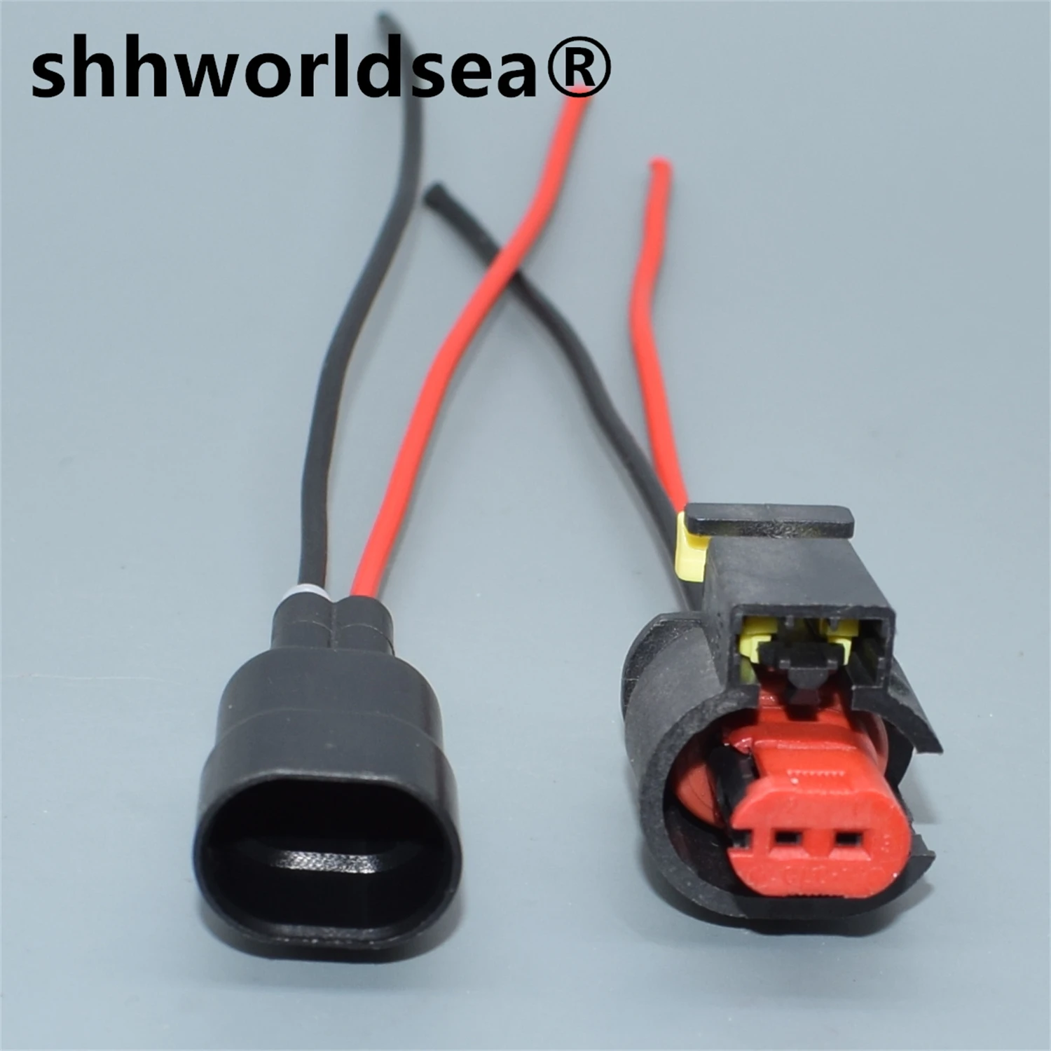 shhworldsea  2 Pin 284556-1 Automotive Connector Plug The Electromagnetic Valve Socket For Buick Chevrolet Cruze