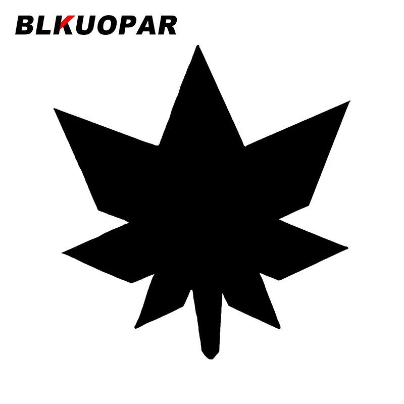 BLKUOPAR لملصقات سيارة من أوراق القيقب الأوريغامي مقاومة للماء وشارات مقاومة للخدش واقية من الشمس ونوافذ ملحقات السيارة
