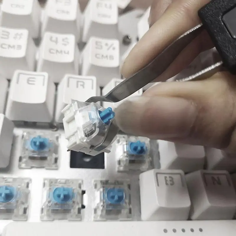 สวิทช์ Keycaps Puller Universal Key Cap อุปกรณ์กำจัด Keycaps Remover สำหรับแป้นพิมพ์ Keycap อุปกรณ์กำจัด