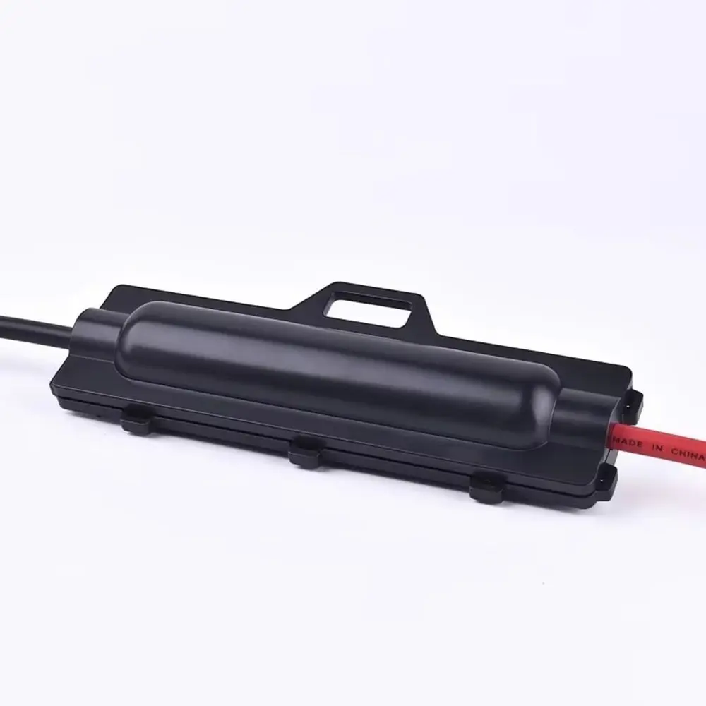 1Pcs PPO Material Solar Connector Protection Box Outdoor Rated High Temperature Resistant PV Cable Connection Enclosure