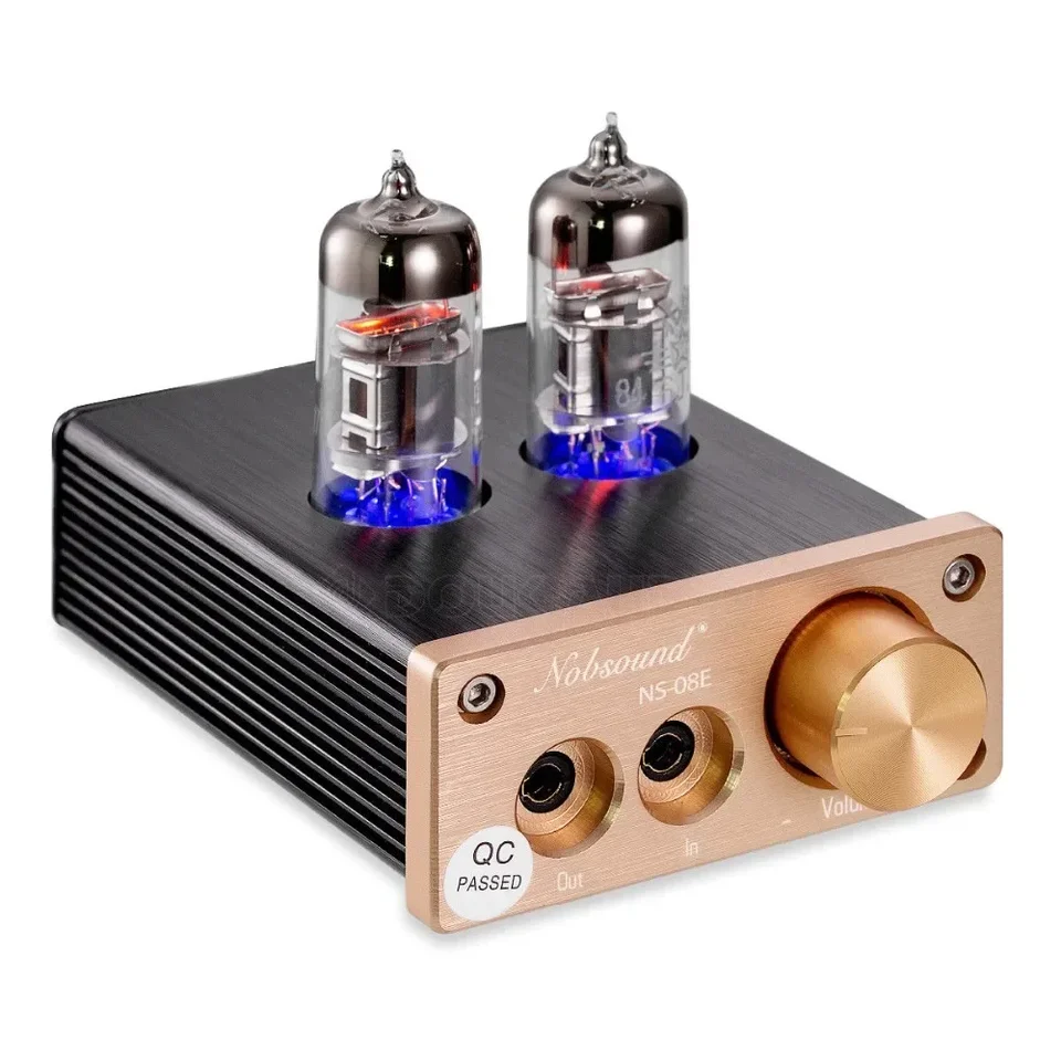 Nobsound ミニ 6J3 真空管アンプオーディオ高電流ハイファイステレオ