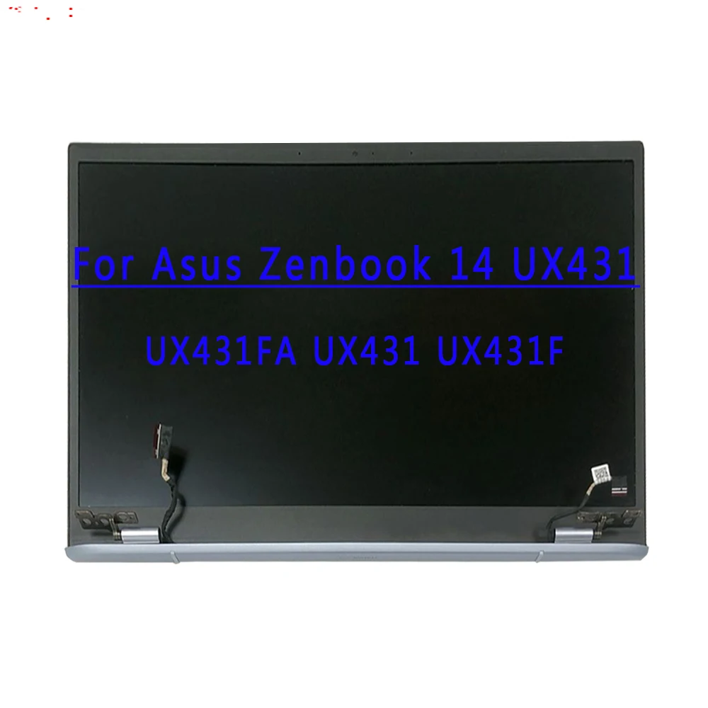 Imagem -02 - Montagem de Tela Lcd para Laptop Peças Completas para Asus Zenbook 14 Ux431fa Ux431 Ux431f Ux431d Ux431da 140 Polegadas Fhd 1920x1080