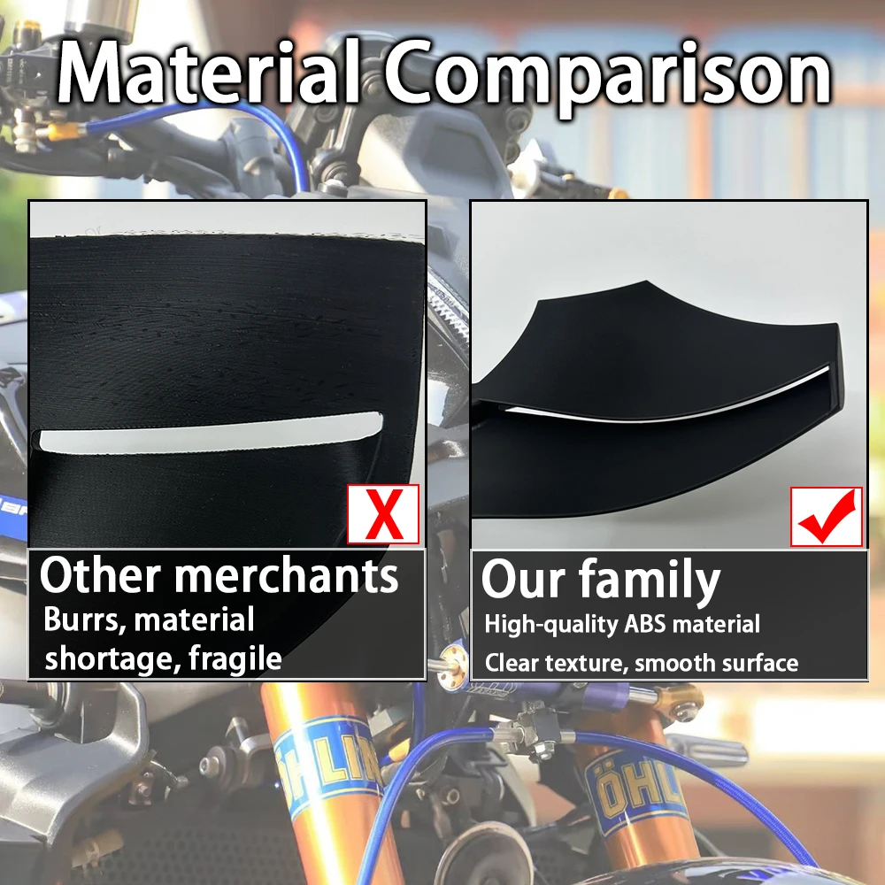 For YAMAHA MT-09 / SP Wind Wing Aerodynamics Fairing Winglets MT09 2021 2022 2023 GP WING Front Spoiler Lower Spoiler Front Lip