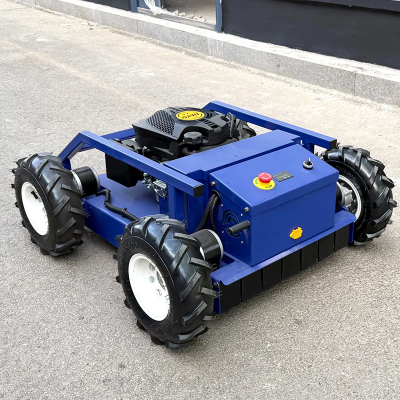 Aangepaste rit op grasmaaier 4Wd hooimaaier