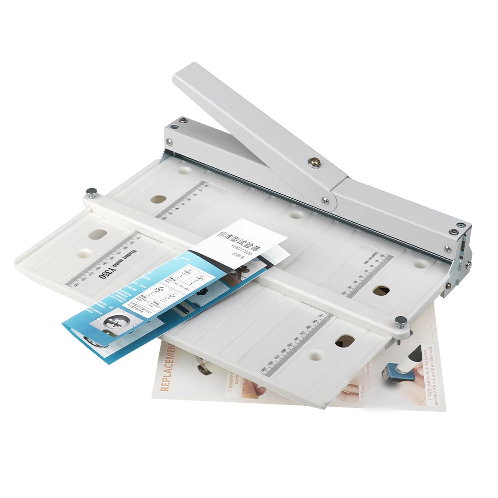 Y350 handmatige papierrillenmachine - 350 mm A3/A4 papier opvouwbare crimper, professioneel voor visitekaartjes uitnodigingen doe-het-zelf ambachten