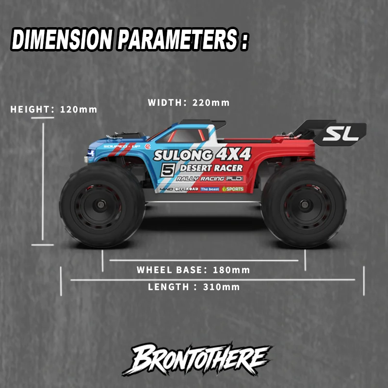 รถบังคับวิทยุ SCYvsSULONG-C5 1:16 2.4G พร้อมไฟ LED ขับเคลื่อน 4 ล้อ สำหรับขับขี่ออฟโรด ของเล่นรถบังคับสำหรับเด็ก