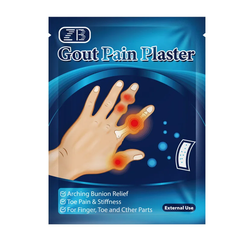 Gout Pain Relief Patch for Muscle Pains Shoulder Arthritis Back Knee Orthopdic Analgesic Medical Heat Plaster Health Care