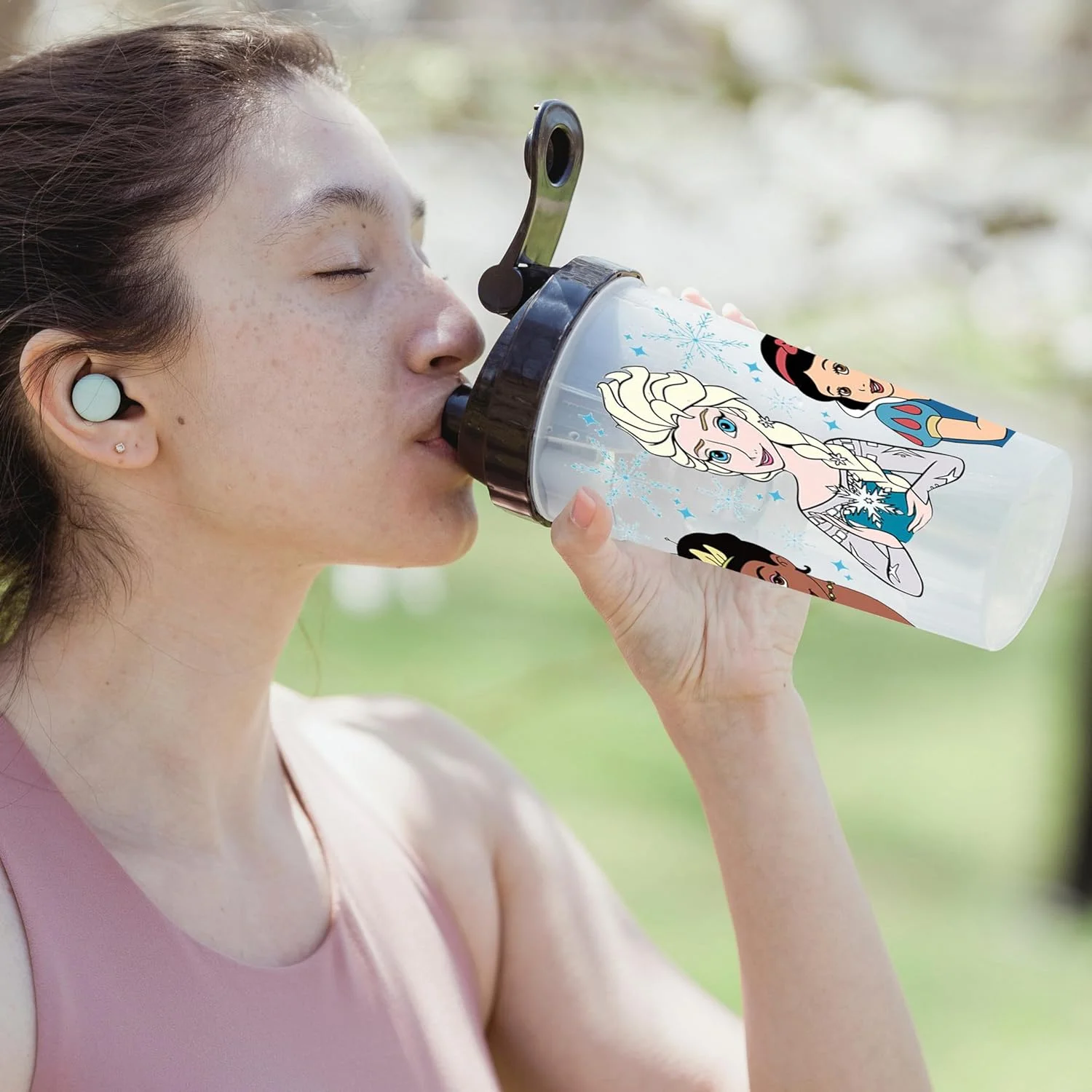 Vendita calda Disney Cute Bear Winnie adesivi tazza di vetro da 16 once decalcomania impermeabile fai da te personalizzato confezione regalo artigianale creativa