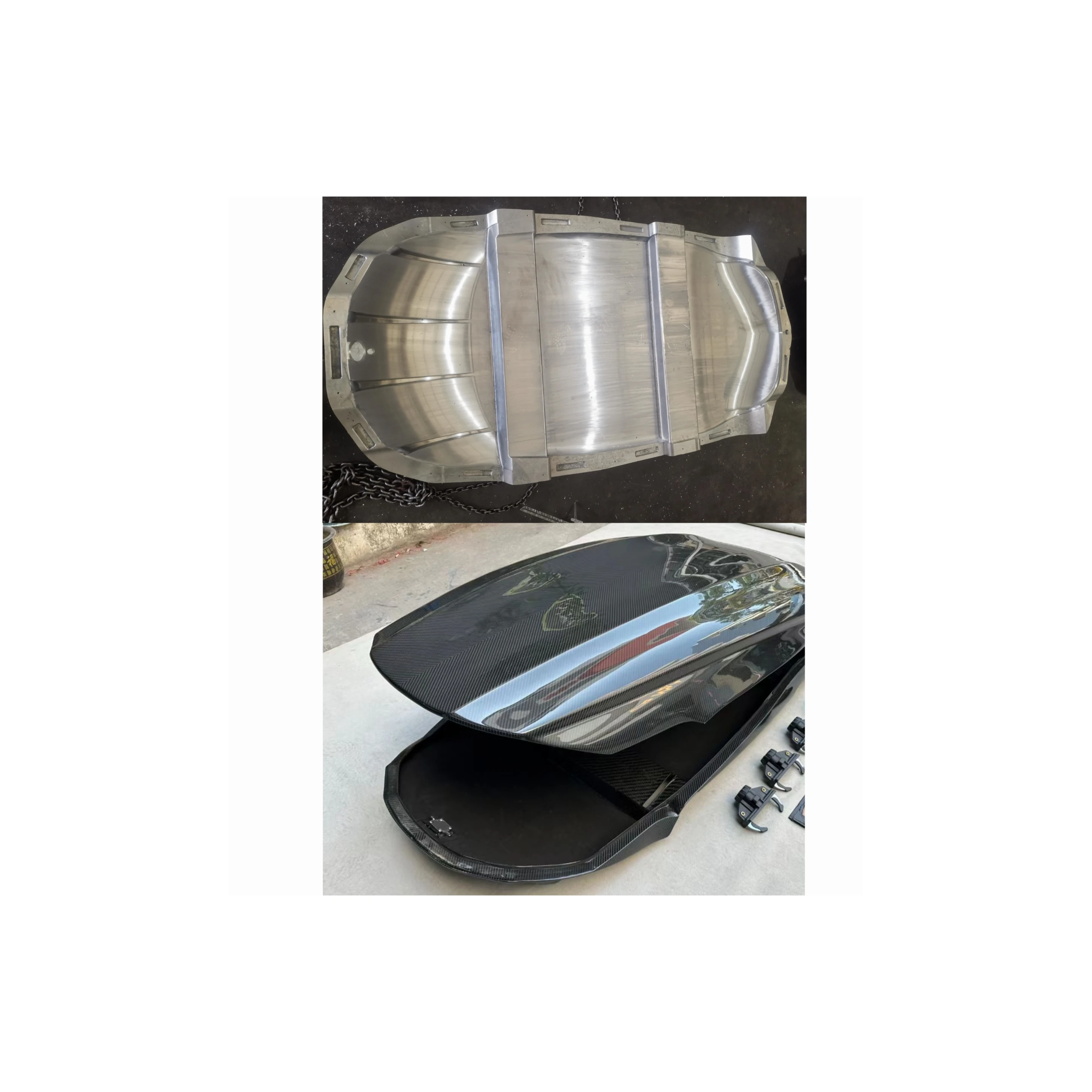 

High-Precision Carbon Fiber CNC Machining and Die Casting Lightweight Frame Customization Aluminum Auto Body Parts Mold