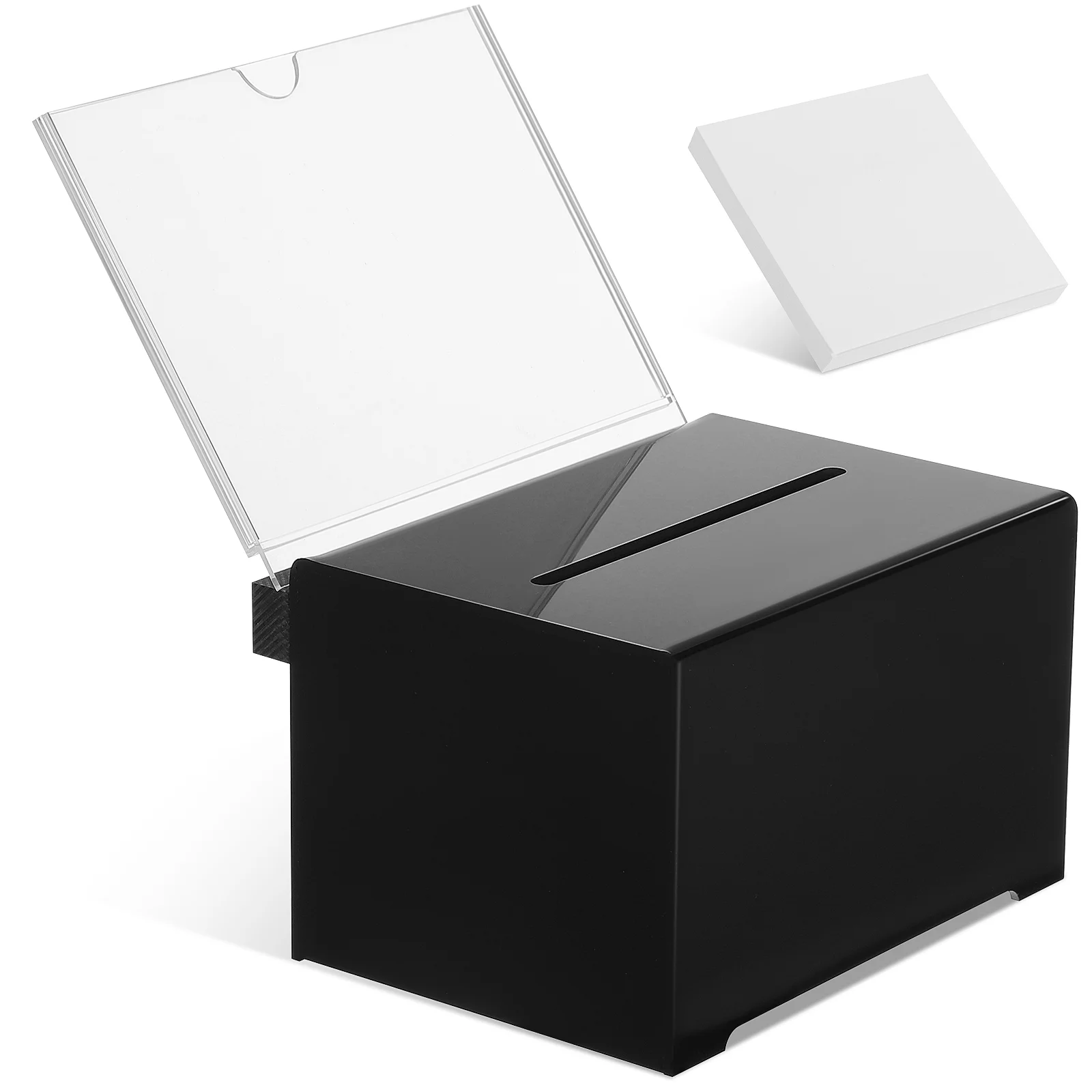 1 Set Ballot Box Suggestion Box Comment Box Letter Box Lockable Money Box Vote Box With Cards