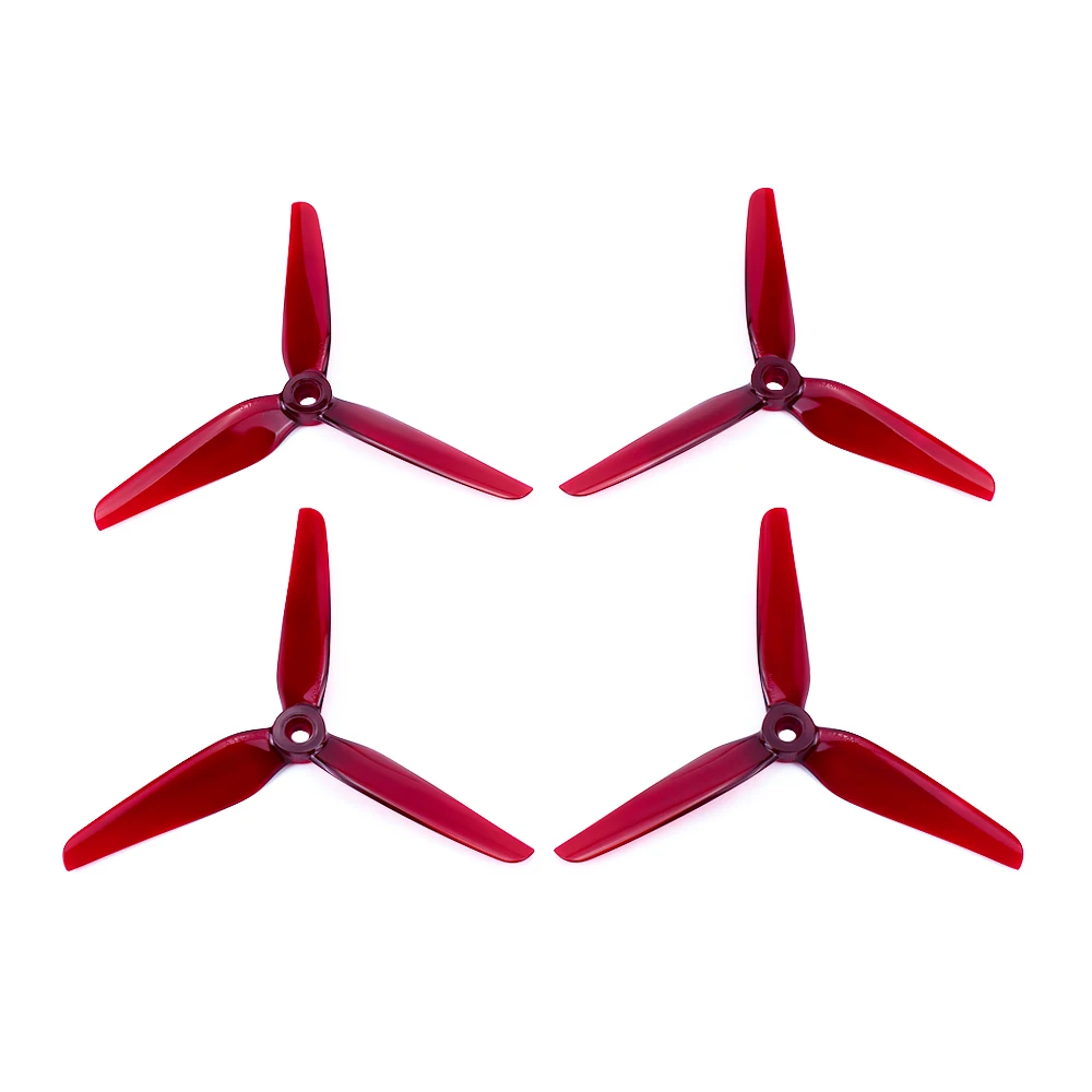 HQProp 5inch FPV Propeller Red 3 Blade Propeller for Manta 5 Pro FPV Drone  5.1X3.8X3cm Props