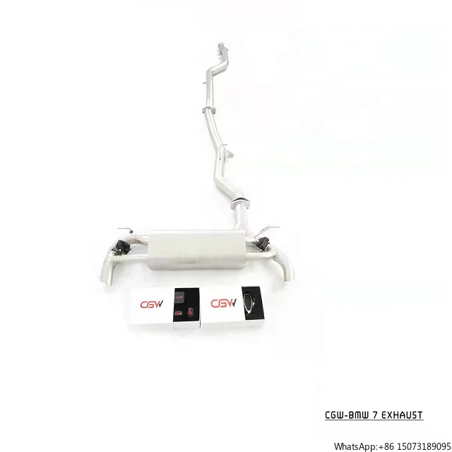 

China Manufacturer Performance Exhaust Piping Muffler Tips With Electric Valves for 740i B740Li B58 3.0T