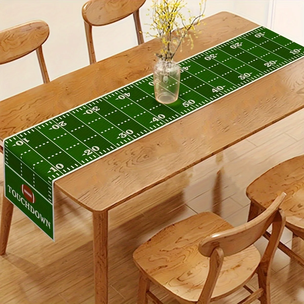 Table Runner American Football Court Rugby Boy Sport Football Birthday Party Decoration Kitchen Dining Home Table Decor