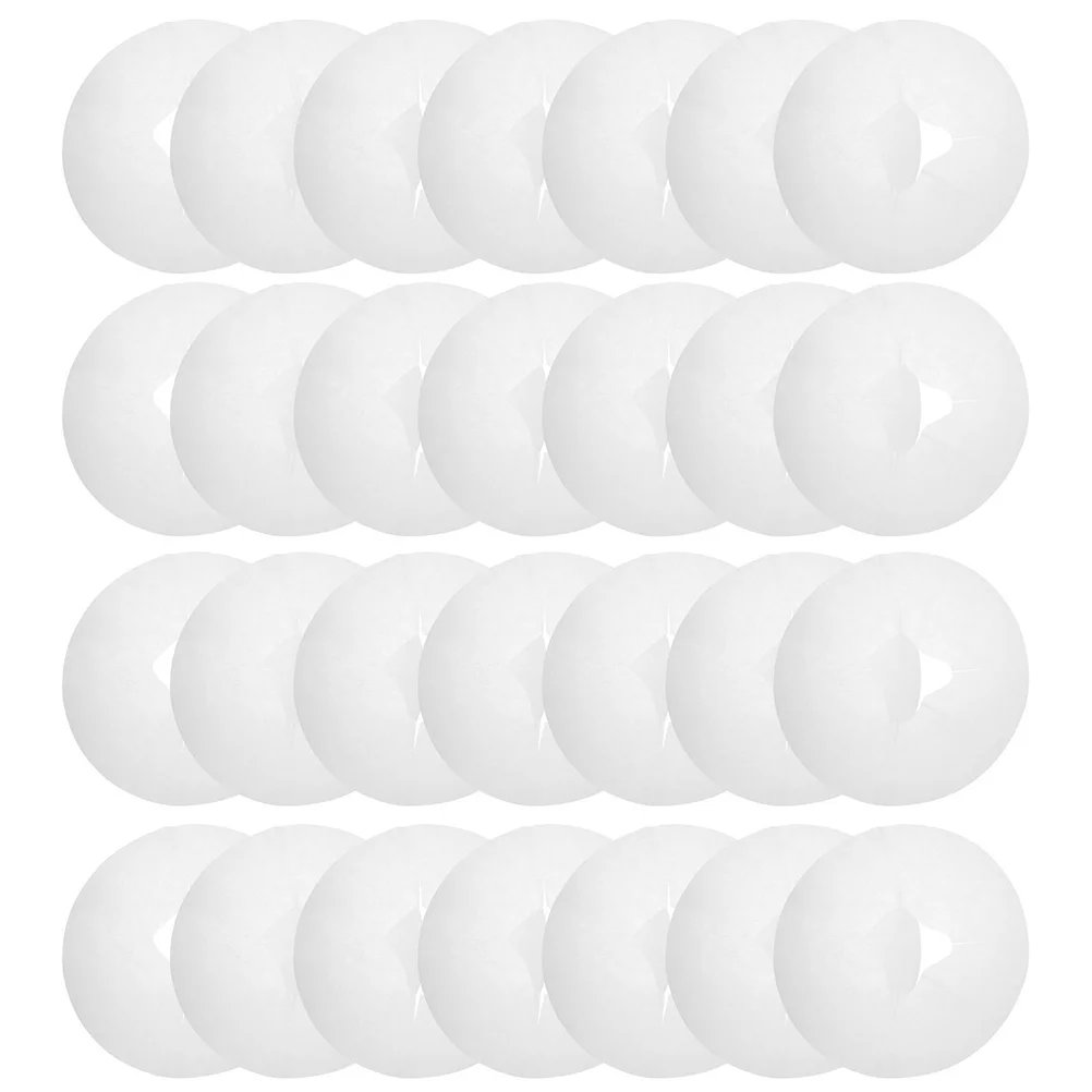 200 Pcs Body Pillow Cover Massage Headrest Mat Pad Case Table Face Cushion Round Hole Towel