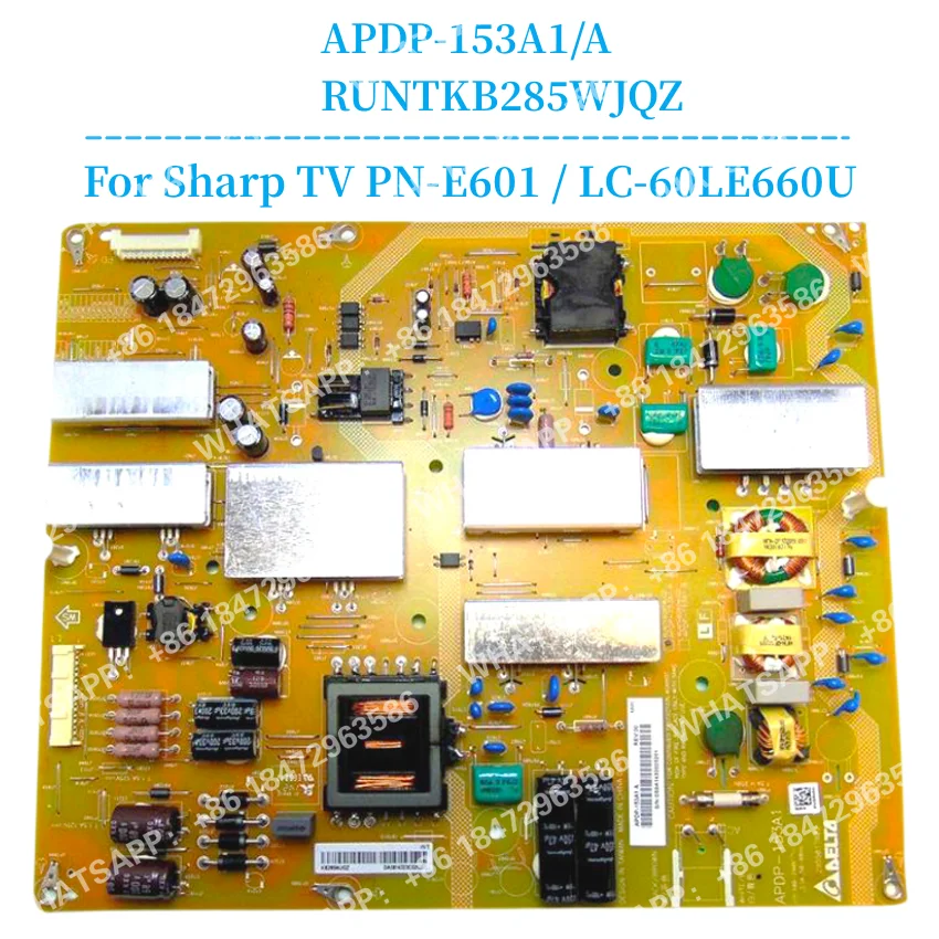 【Nuevo】APDP-153A1 / A RUNTKB285WJQZ Placa de alimentación de TV para TV LCD Sharp PN-E601 / LC-60LE660U /PCB-LC60LE360X