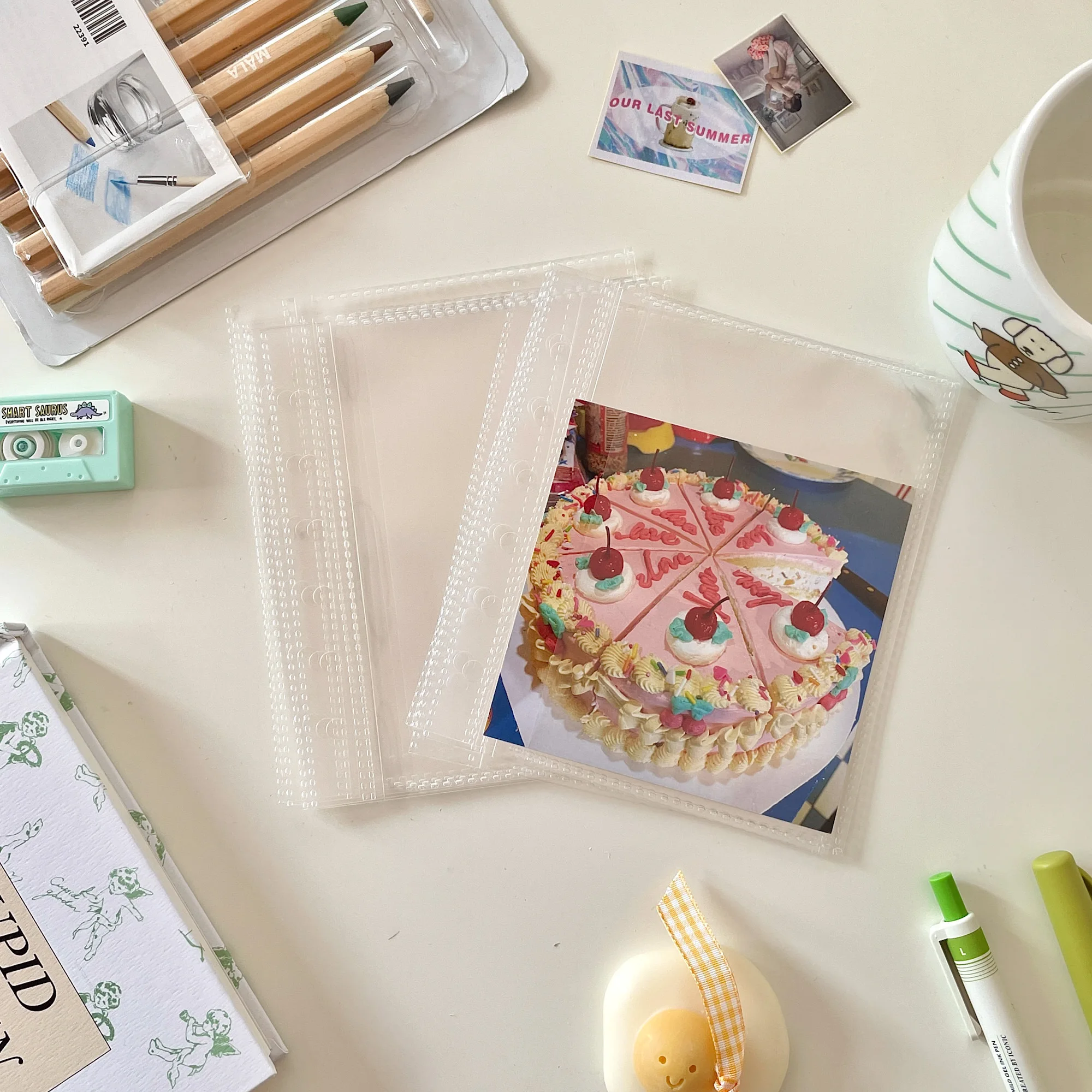 Sharkbang Makronen A7 Platz PU Bindemittel Tagebuch Notebook Zeitschriften Agenda Planer DIY Idol Kpop Sammeln Buch Geschenk Set Schreibwaren – Detail 34