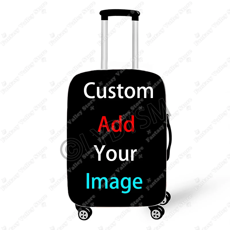 Add Your Design Logo Customize Your Image on Suitcase Cover Women Travel Luggage Suitcase Protector for Travel Protective Cover