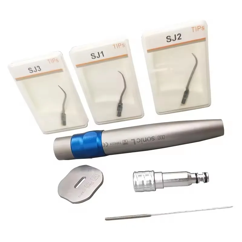 Fiber Optic De ntal air scaler handpiece dentist De ntal scaler ultrasonic teeth whitening