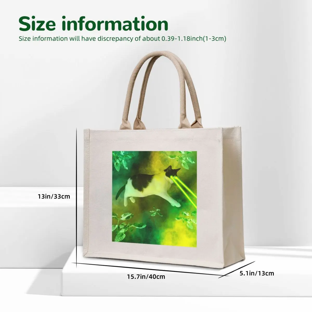 Catnip adventure Tote Bag shopper bags reusable shopping bag Lady bags eco bag folding