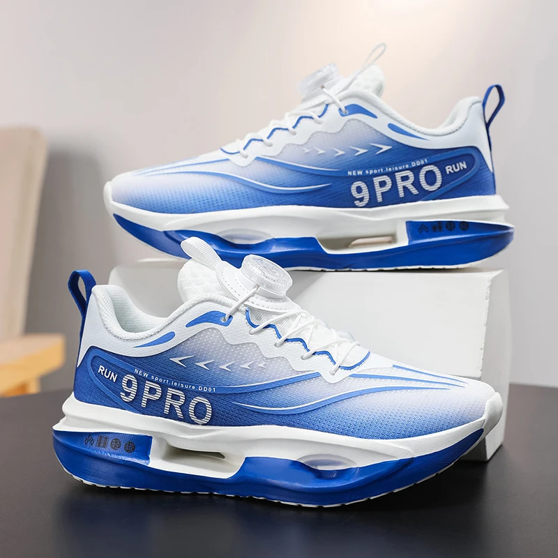 

Детские кроссовки для мальчиков с системой быстрой шнуровки, дышащие спортивные кроссовки с амортизацией, школьные теннисные кроссовки для мальчиков