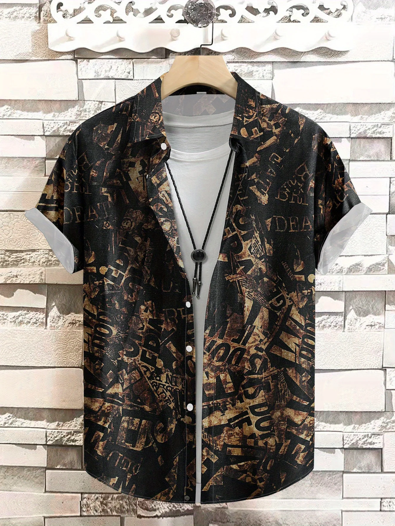 قمصان على طراز هاواي قمصان رجالية فضفاضة بأكمام قصيرة، عطلة الشاطئ ومغامرة عطلة نهاية الأسبوع قمصان شجرة النخيل مطبوعة ثلاثية الأبعاد