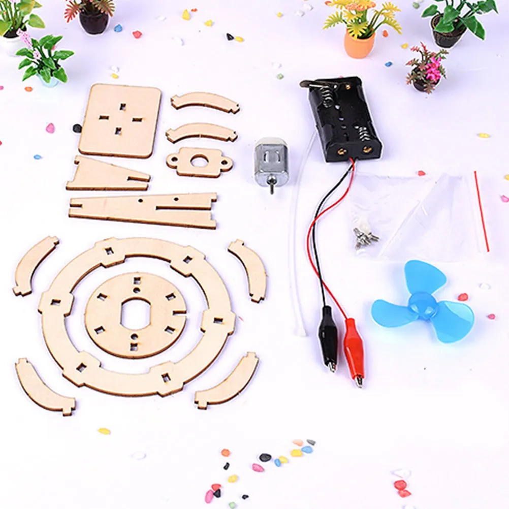 

Small Fan Material Kit Diy Electric Floor Fan Scientific Educational For Kids Physics Science Experiment Building Blocks