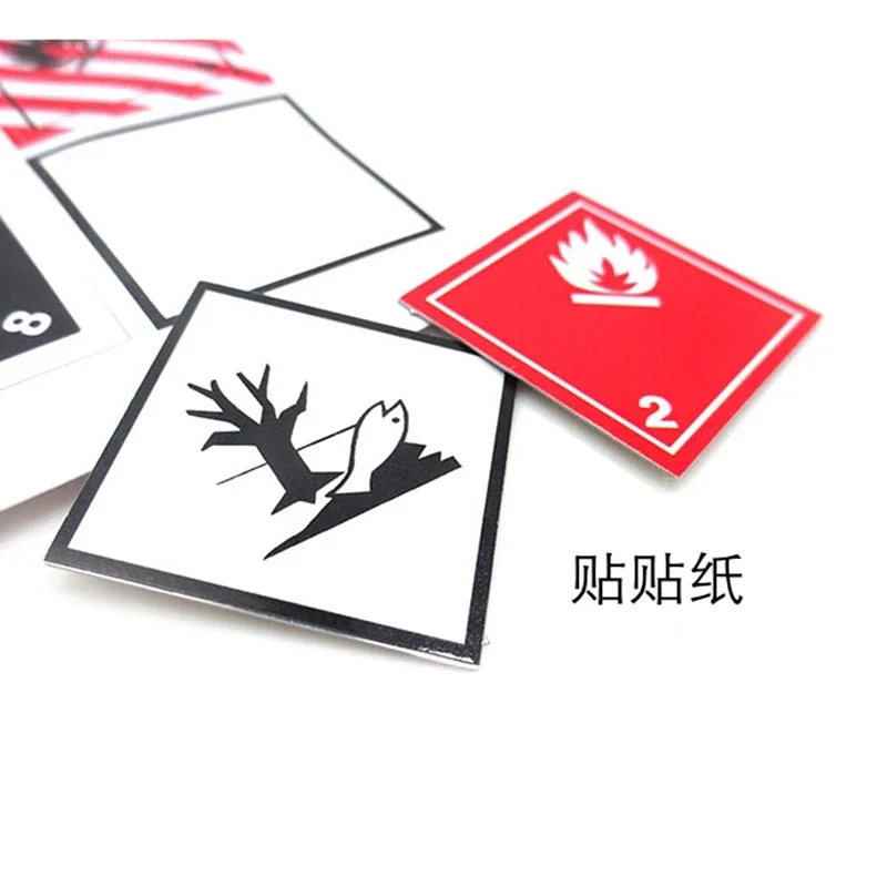 Model Stickers Dangerous Goods Transport Signage Logo for 1/14 Tamiya RC Truck Trailer Tipper Scania MAN Benz Car Diy Parts