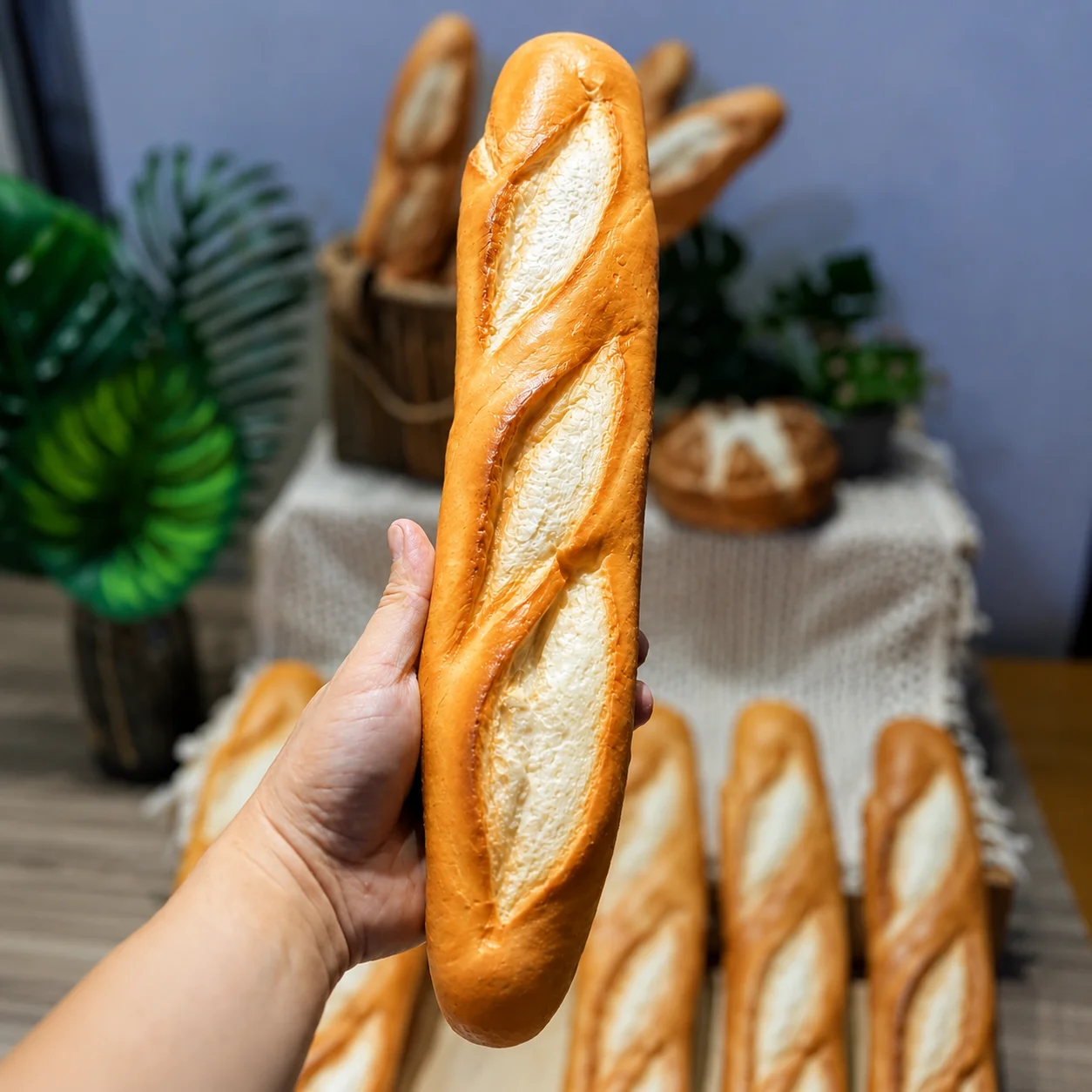 1PC PU Fake French Baguette Br - đánh giá và giá Home Textiles France